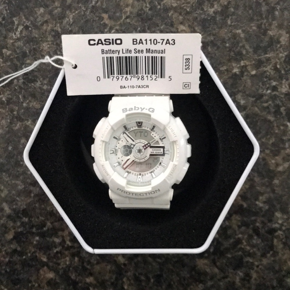 Casio White Baby-G watch